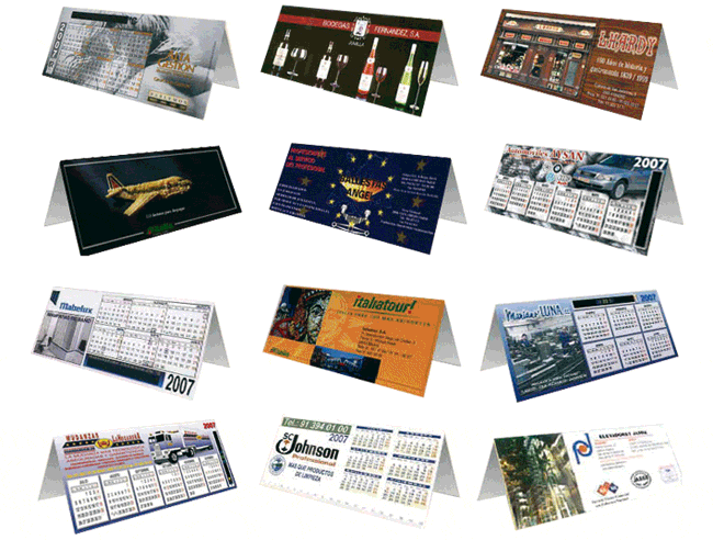 calendarios ejemplos